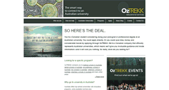 Desktop Screenshot of oztrekk.com